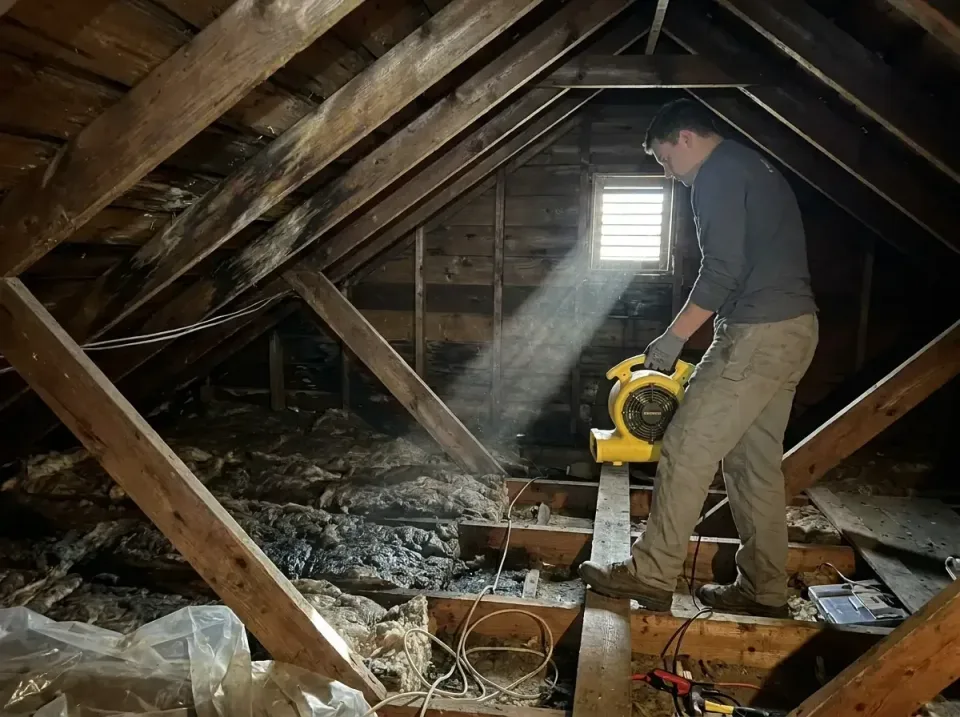 attic-water-damage-drying-proc-007 — frequently asked questions, Emergency Water Extraction & 24/7 Flood Response in Anthony…